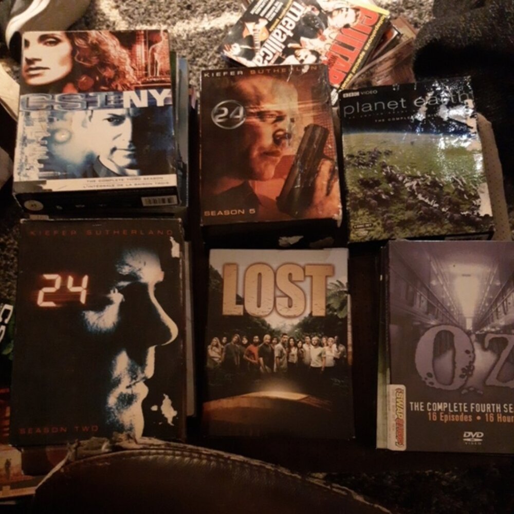 DVD series  24 .lost .oz .csi. and more